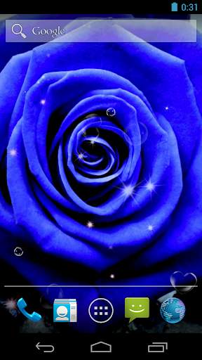 Blue Rose Live Wallpaper screenshot 6