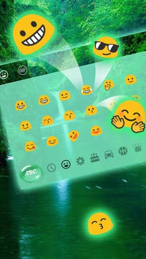 Waterfall Keyboard Theme screenshot 2