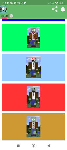 Skin Plant Zombies Minecraft screenshot 2