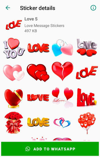 Love Stickers for WhatsApp - WAStickerApps ❤️❤️❤️ screenshot 8