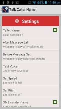 Spoken Caller Name Free screenshot 1