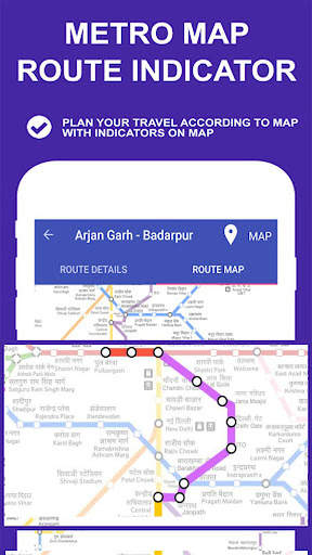 Delhi Metro Route Map And Fare screenshot 2