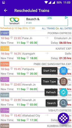 Live Train Running Status स्क्रीनशॉट 4