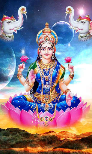 Lakshmi Devi Live Wallpaper screenshot 1