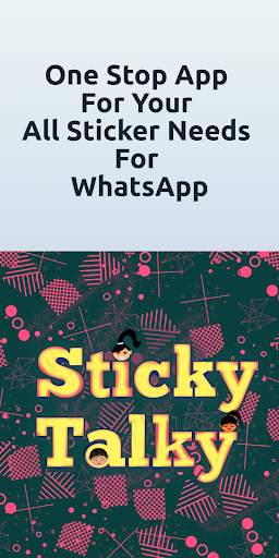 Sticky Talky for WhatsApp - WAStickerApps screenshot 1