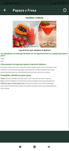 Jugos Quema Grasa screenshot 5