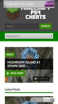 Cheats for Minecraft PS4 screenshot 2