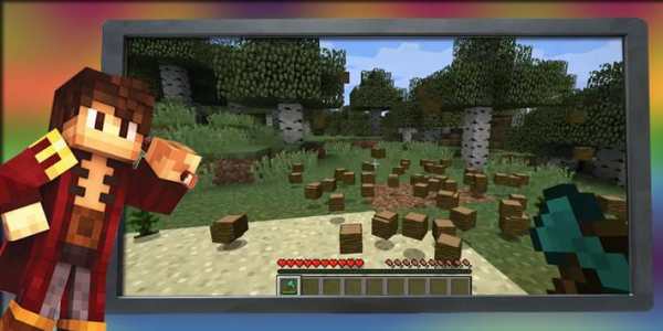 Tree Capitator mod MCPE screenshot 3