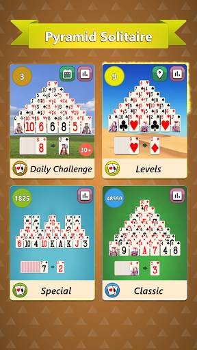 Pyramid Solitaire 4 in 1 Card Game screenshot 3