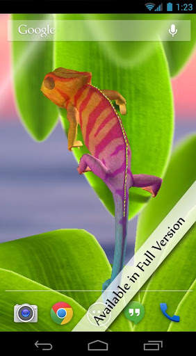 Chameleon 3DLiveWallpaper FREE screenshot 3