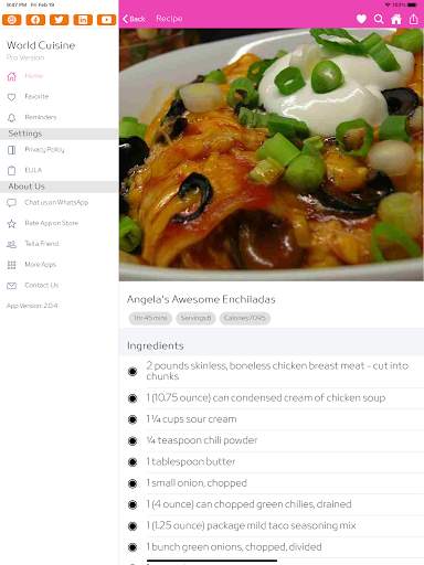 World Cuisine- Healthy Recipes screenshot 9