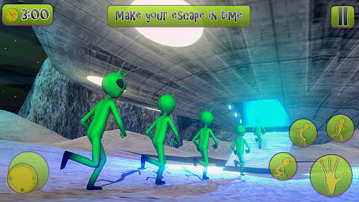 Green Alien Prison Escape Game 2021 screenshot 5