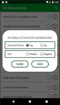 HIV Status Activity screenshot 4