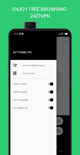 24/7 VPN lITE-FREE SSLT/HTTP/SSH TUNNEL VPN screenshot 2