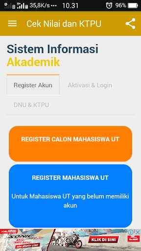 Mobile Website UT screenshot 2