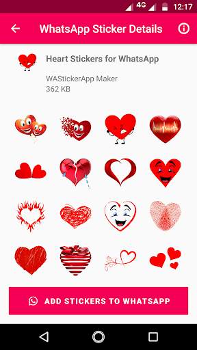 WAStickerApps: Romantic Love Stickers for WhatsApp screenshot 4