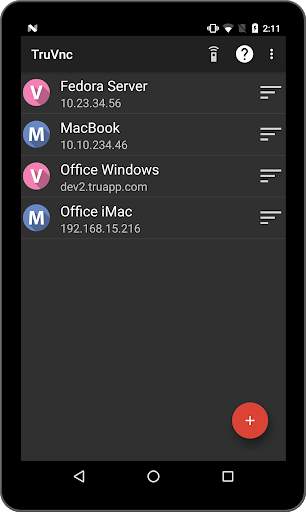 TruVnc Secured Vnc Client screenshot 12
