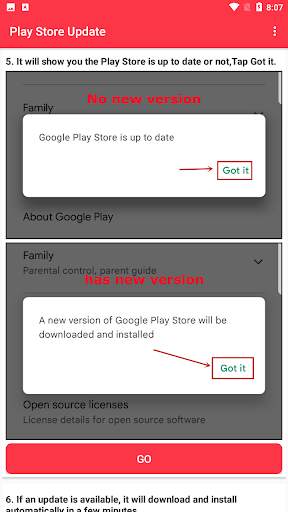 Play Store Update screenshot 4