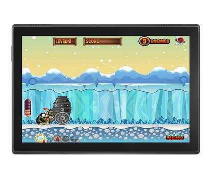 Angry Penguins Adventure - War attack games screenshot 4