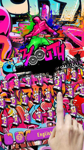 Reggae Graffiti Keyboard screenshot 2