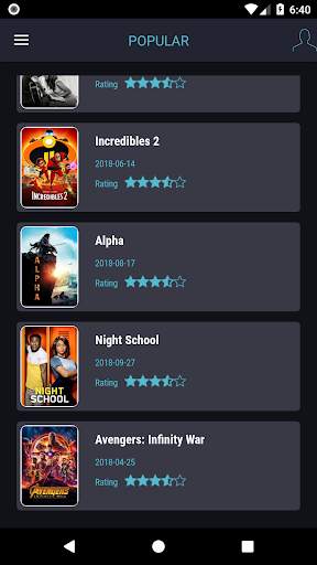 Movie app by mat|r screenshot 3