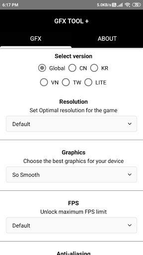 GFX Tool PRO- Game Launcher & Optimizer screenshot 1