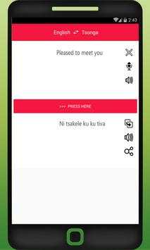 English to Tsonga Translator screenshot 4