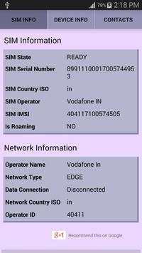 SIM Info скриншот 2