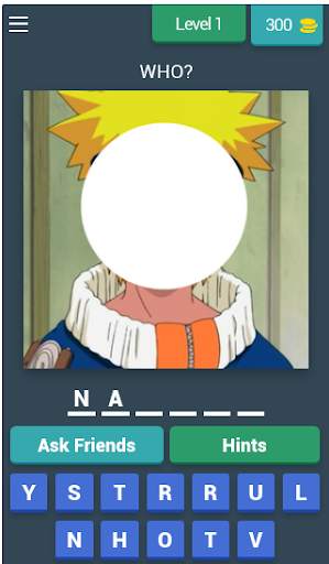 Ninja Anime: Guess the Characters Quiz Free Game screenshot 1