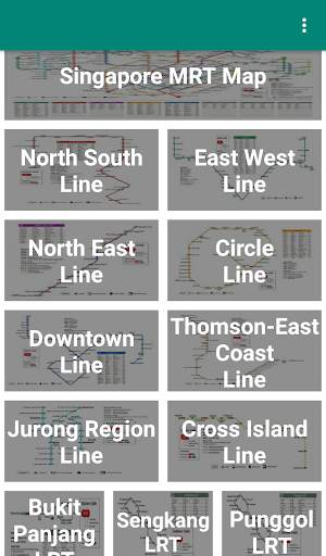 Singapore Train Map (Offline) screenshot 1