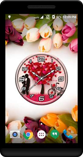 Love Tree Clock Live Wallpaper screenshot 4