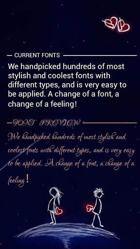 Lovers Quarrel Font for FlipFont , Cool Fonts Text screenshot 1