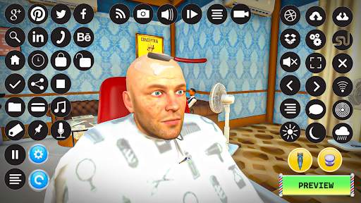 Barber Shop Hair Cut Sim Games screenshot 1