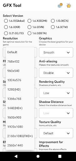 GFX Tool For BGMI screenshot 1