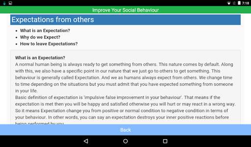 Improve Social Behaviour Demo screenshot 10
