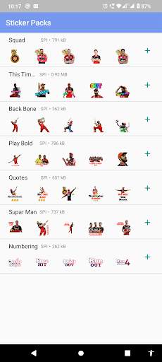 RCB IPL Sticker screenshot 1