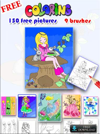 Princess Coloring Book screenshot 8
