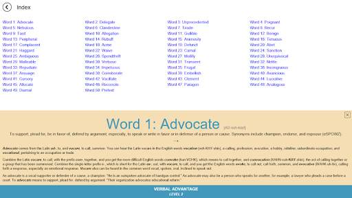Verbal Advantage - Level 2 screenshot 12