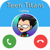 Fake Call robin From Titens 2018 icon