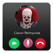 Fake call Clown Pennywise prank icon