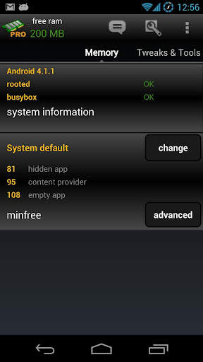 AutoKiller Memory Optimizer screenshot 1
