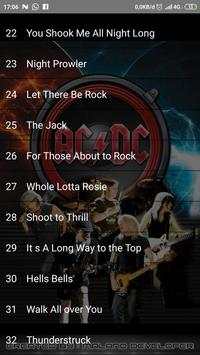 AC/DC ~ The Best Video Music MP3 Offline 13 تصوير الشاشة