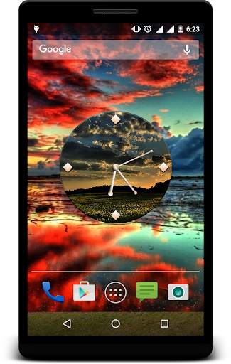 Nature Clock Live Wallpaper screenshot 5