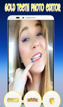 Fake Gold teeth Photo Editor 2 تصوير الشاشة
