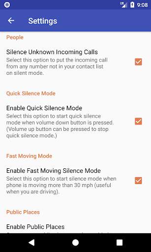 Sigi Smart Mobile Silencer - Free screenshot 6