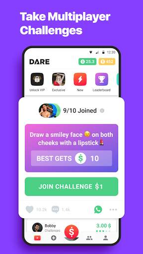 Truth or Dare App: Try Your Nerve | Challenge Game screenshot 1