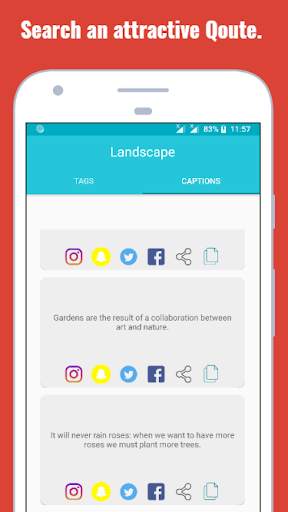 Hashtag & Caption for Insta screenshot 5