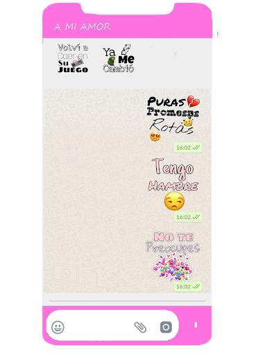 💕 Stickers Frases de amor para WhatsAp 2020 screenshot 3