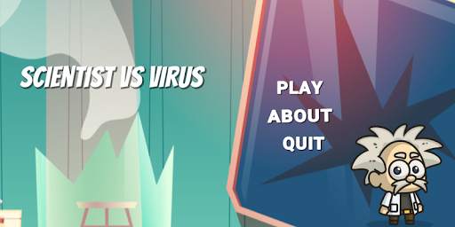 Scientist VS Virus Game screenshot 1