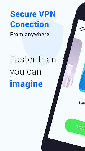 Blue VPN free Unlimited Bandwi screenshot 1